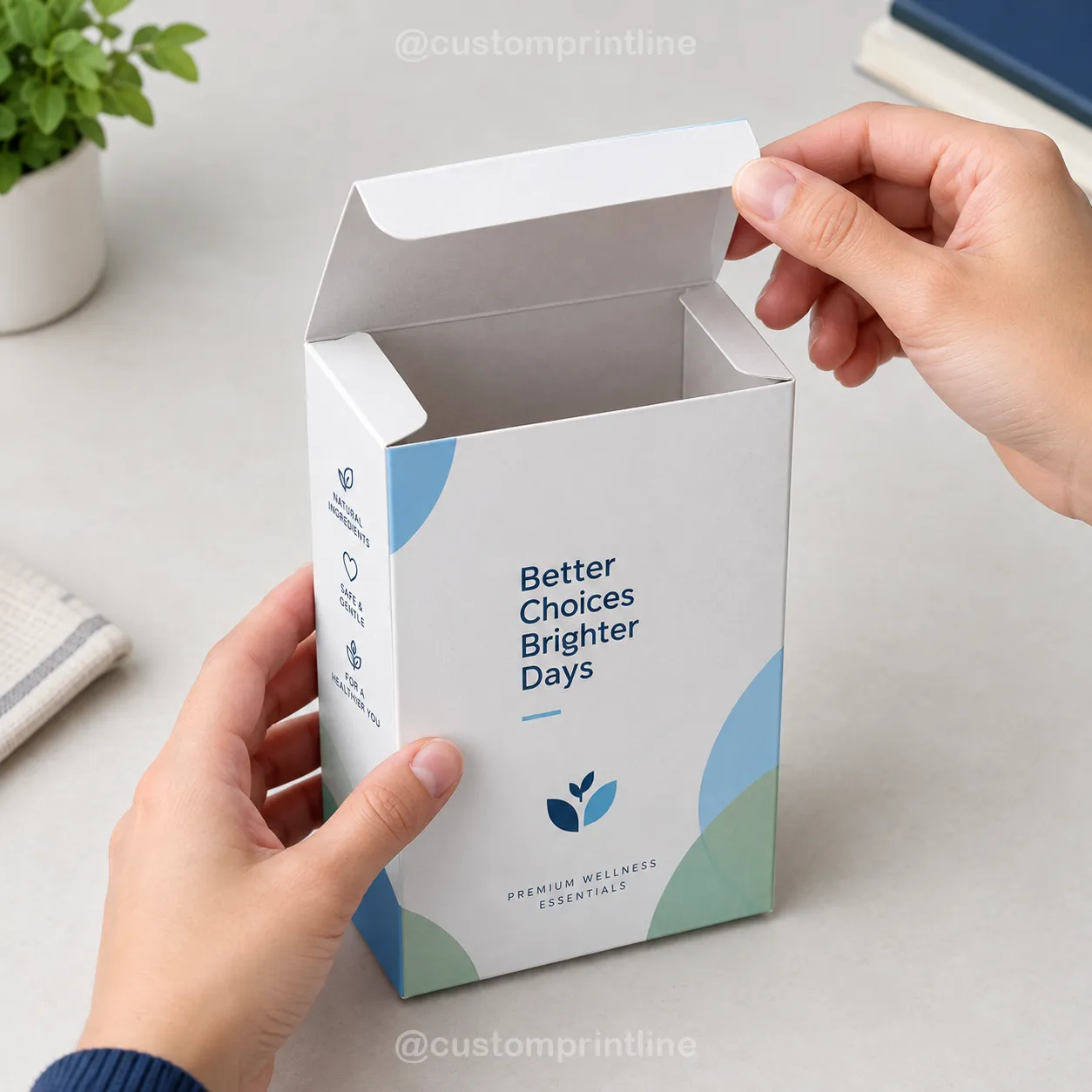 Custom-sized product box