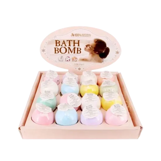 Bath Bombs DIsplay with Divider