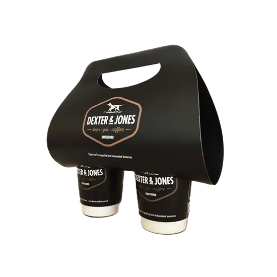 Black Two Cup Carrier