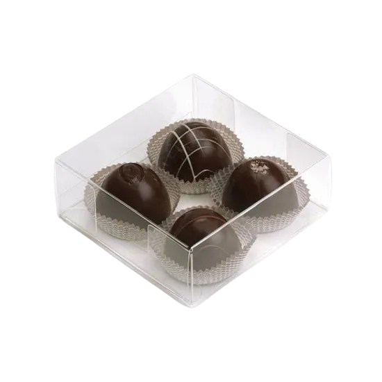 Clear PVC Truffle Box
