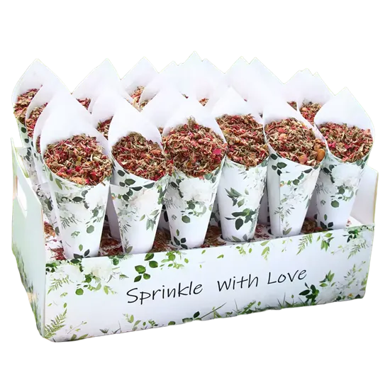 Confetti Cone Display Box