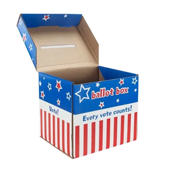 Corrugated Ballot Box