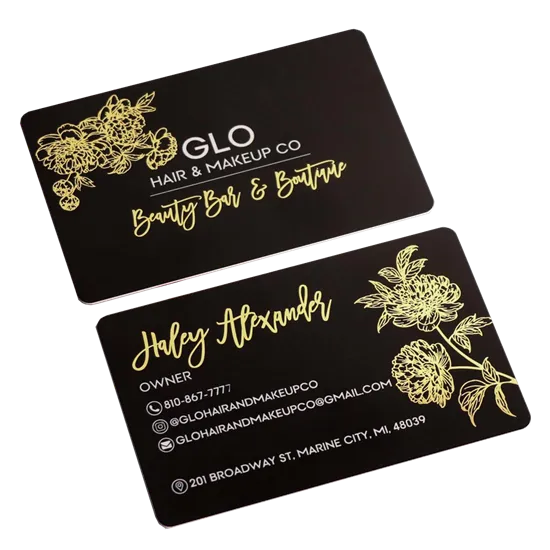 Gold Foil Business Cards