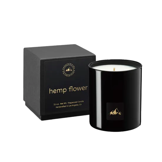 HEMP Flower Luxury Candle Box