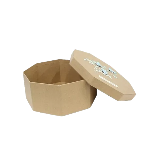 Kraft Hexagonal Box