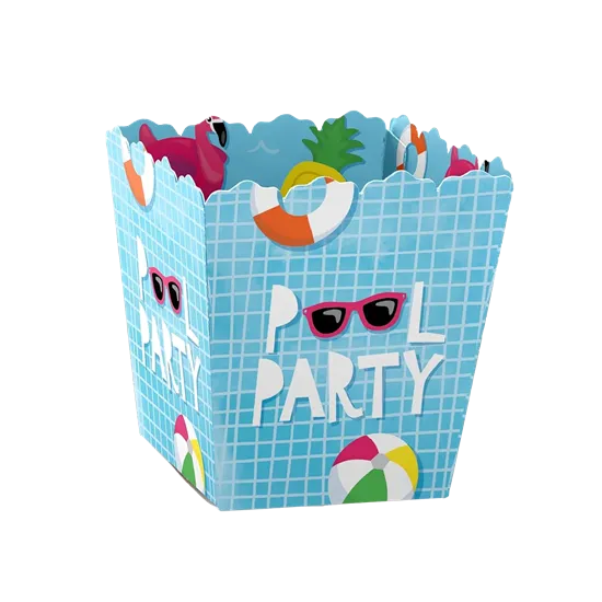 Pool Party Popcorn Box