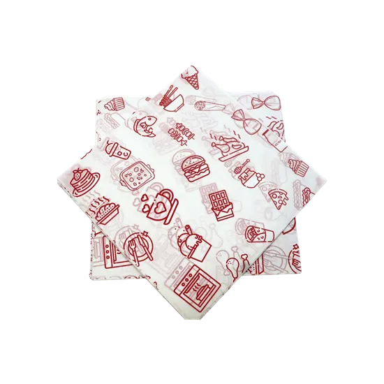 Printed Butter Paper Wrap