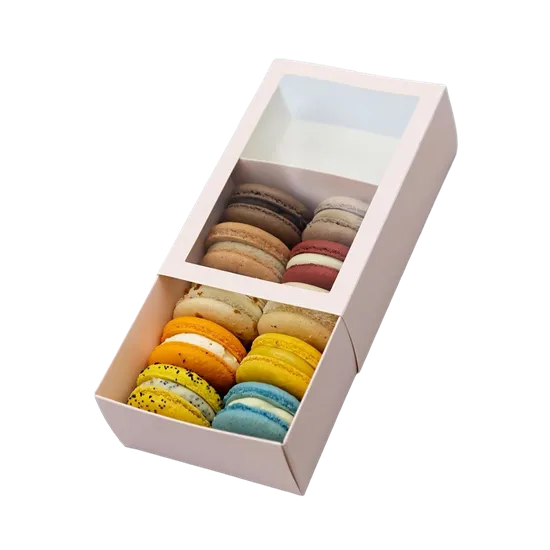Tray & Sleeve Macaron Box