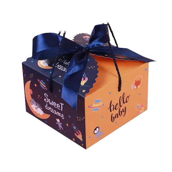 Birthday Box with Ribbon