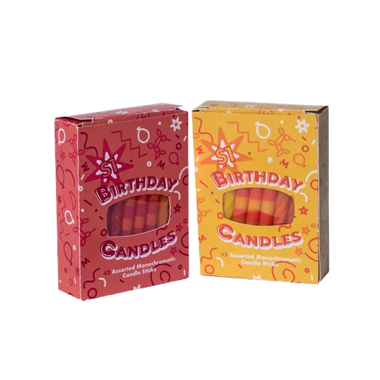Birthday Candle Boxes