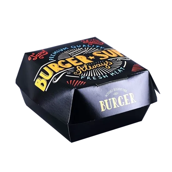 Black Burger Boxes