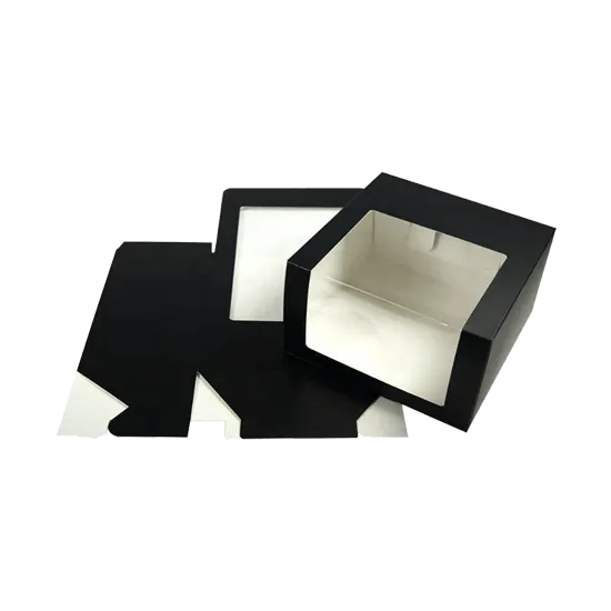 Black Hat Box with Window