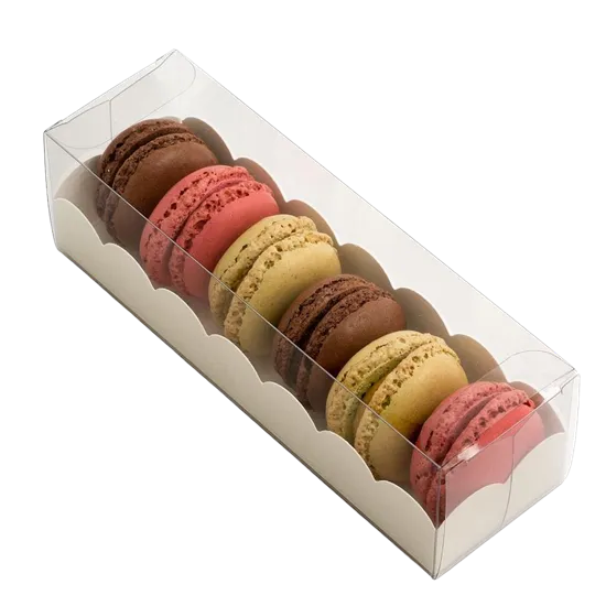 Clear Macaron Box