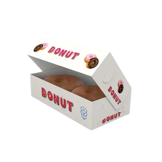 Ear Lock Donut Box
