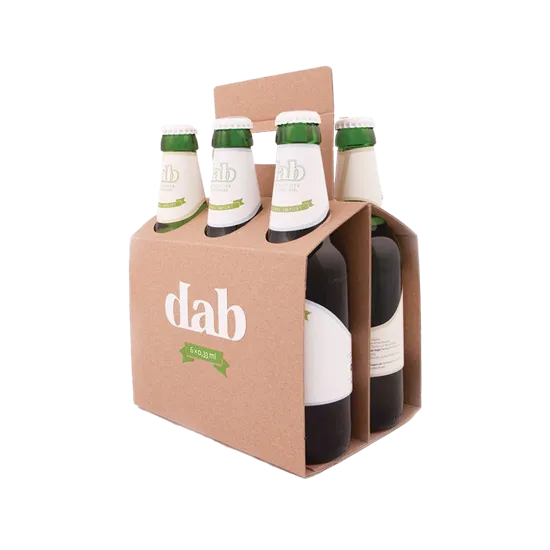 Kraft Beverage Carrier with Handle