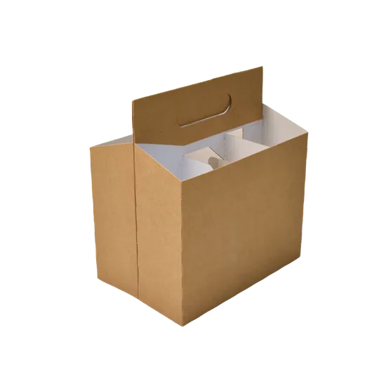Kraft Corrugated Beverage Carrier